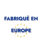 Pendentif pieuvre émaillée marine et œil en métal placage argent