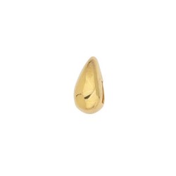 Passant goutte pour cuir plat de 10mm en métal couleur or