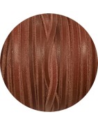Cuir plat de 5mm marron bords biseautés en vente au cm-Premium