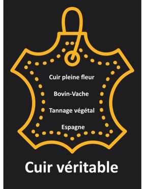 Cuir plat de 3mm soft bleu foncé bords droits en vente au cm