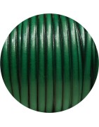 Cuir plat lisse de 5mm vert cèdre en vente au cm