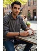 Bracelet double tour en kit de 5mm de large noir couture noire et or