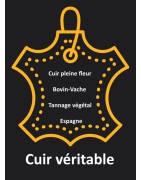 Lot de 10 mètres de chutes de cuir plat 3mm fantaisie imprimées ou texturées
