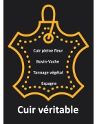 Cuir plat tressé de 7mm jaune moutarde en vente au cm