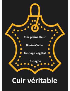 Cordon de cuir rond tresse 3mm marron foncé version 2 en vente au cm