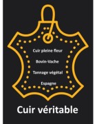 Cuir plat 5mm imprimé dentelle noire sur fond vert en vente au cm
