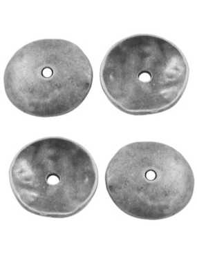 Lot de 10 coupelles plates lisses rondes-13mm