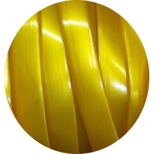 Cordon caoutchouc plat large or opaque-10mmx2.2mm