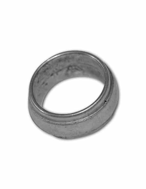 Gros anneau pour foulard en metal placage argent-24mm