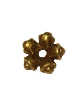 Lot de 10 Perles intercalaire metal couleur bronze-11mm
