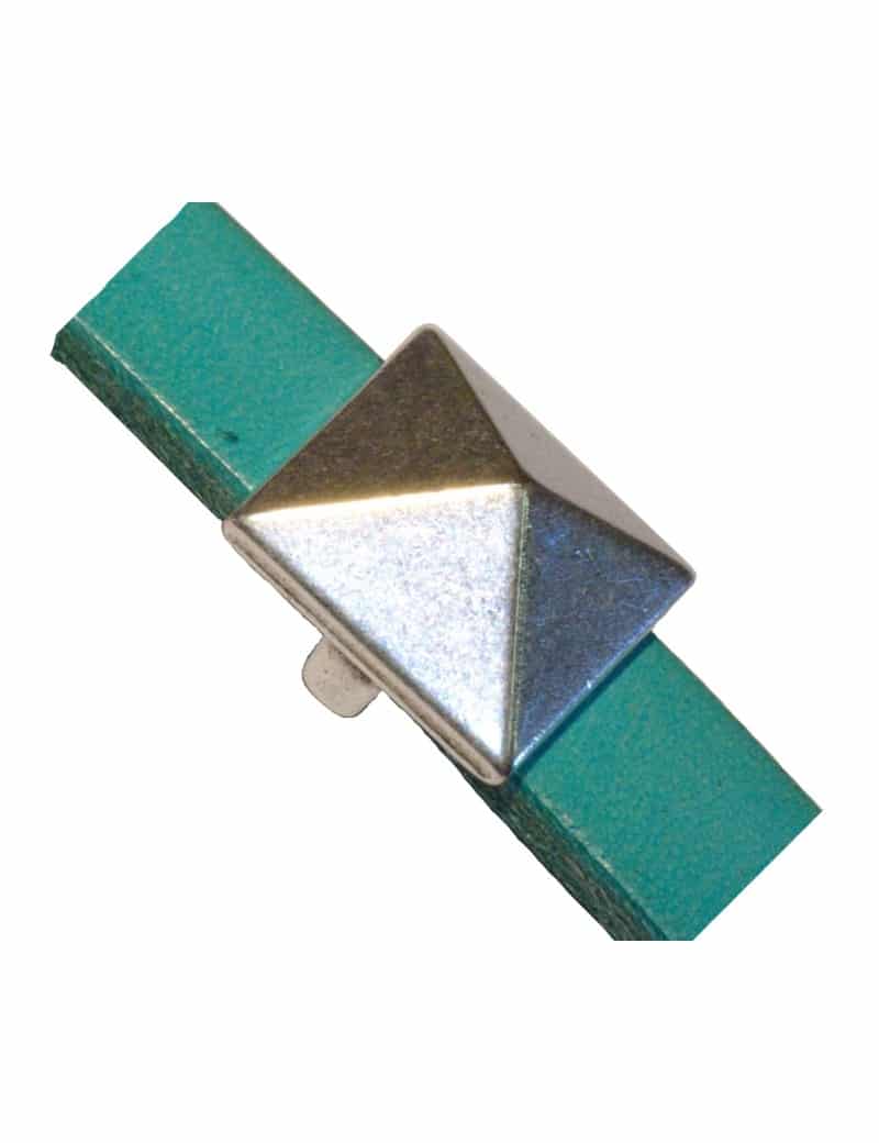 Passant pyramide pour lacet plat de 10mm
