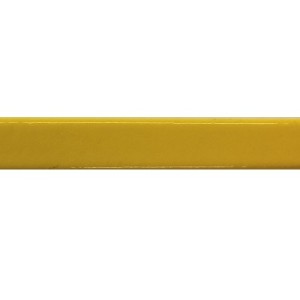 Lacet fantaisie plat 10mm vernis jaune