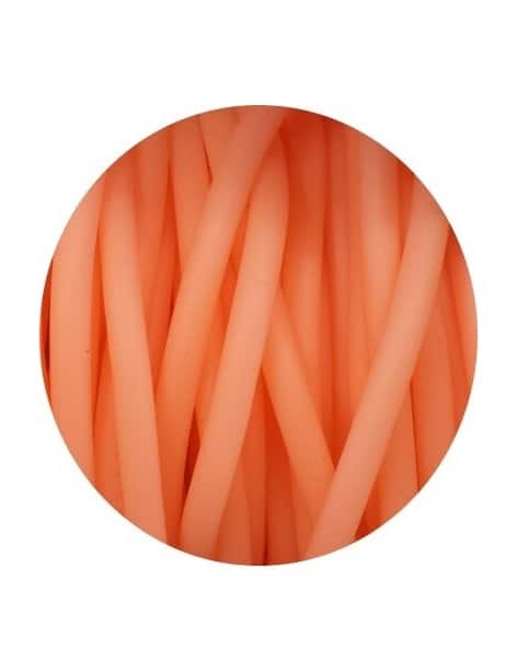 Cordon PVC creux opaque saumon-5mm