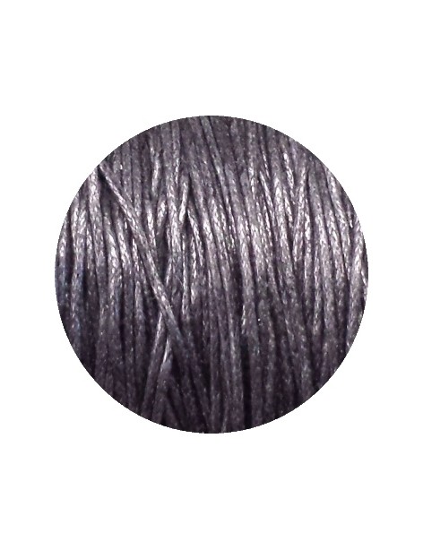 Coton cire noir-1mm