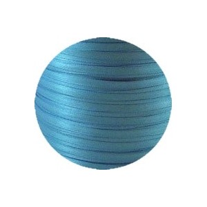 Ruban satin bleu turquoise-3mm