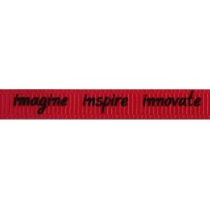 Ruban imprime de couleur rose pour bracelet-7mm