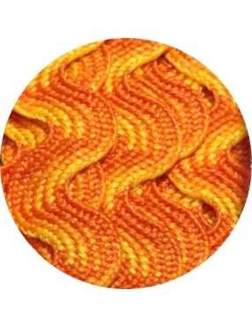 Serpentine ombrée orange vendue au mètre-11mm