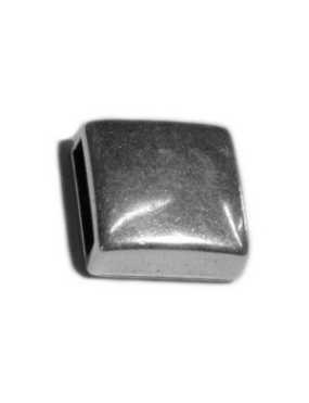 Passant carré lisse pour cuir plat de 10mm