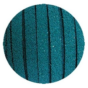 Lacet fantaisie plat 10mm effet caviar bleu-vente au cm