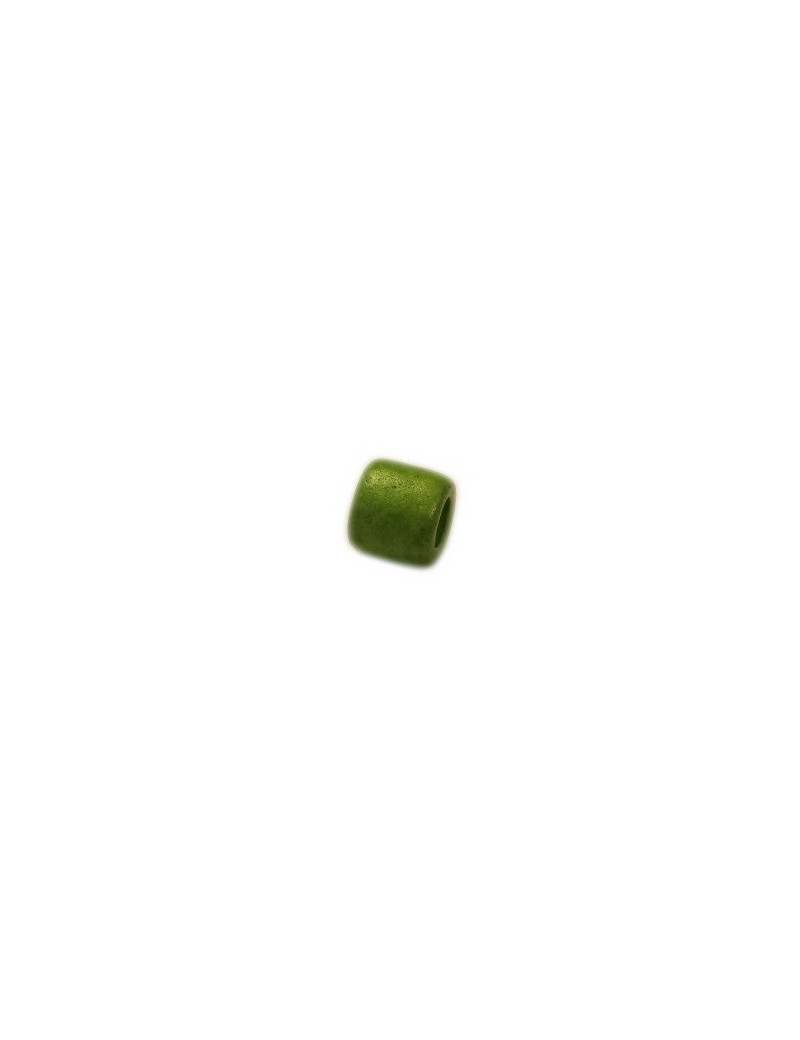 Tube vert pomme en ceramique brute-12mm
