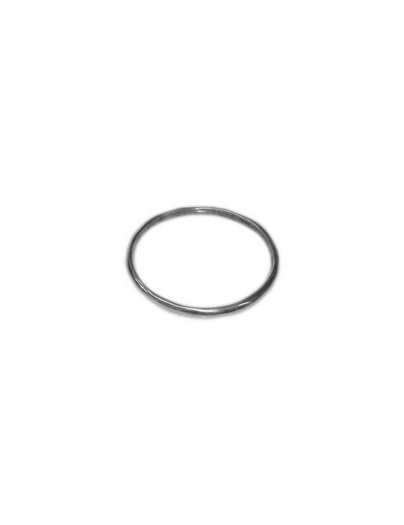 Support de bracelet type jonc placage argent-67mm