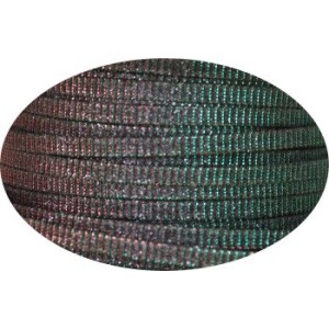 Lacet fantaisie plat 5mm irisé couleur bronze vert rouge