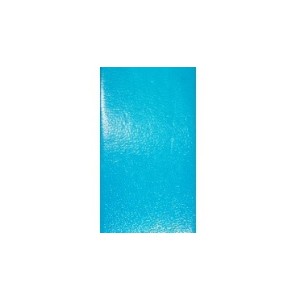 Cuir plat de 20mm de large couleur bleu azur-vente au cm