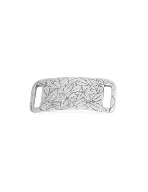 Feuilles De Bracelet Vintage En Métal Argenté – Modèle J283 – Style Début 1900 – Occasion Bon état