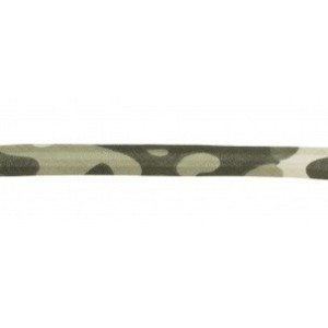 Biais fantaisie 9mm camouflage foncé vendu au metre