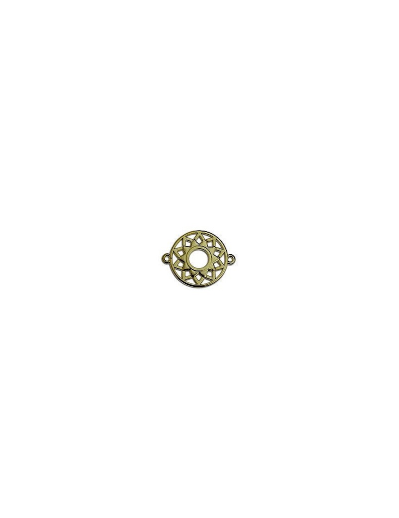 Intercalaire Chakra coronal couleur bronze avec 2 accroches
