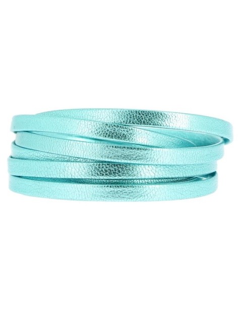 Bracelet Janab en cristal bleu et or jaune 18 carats - Bleu - - nu