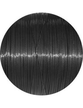 Fil cable epais de 1mm noir gaine vendu coupé à 1 mètre