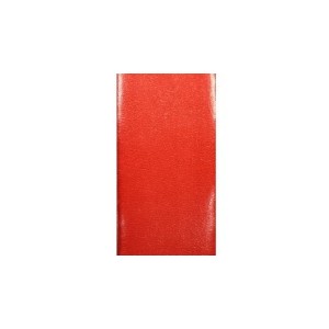 Cuir plat de 20mm de large couleur rouge corail-vente au cm