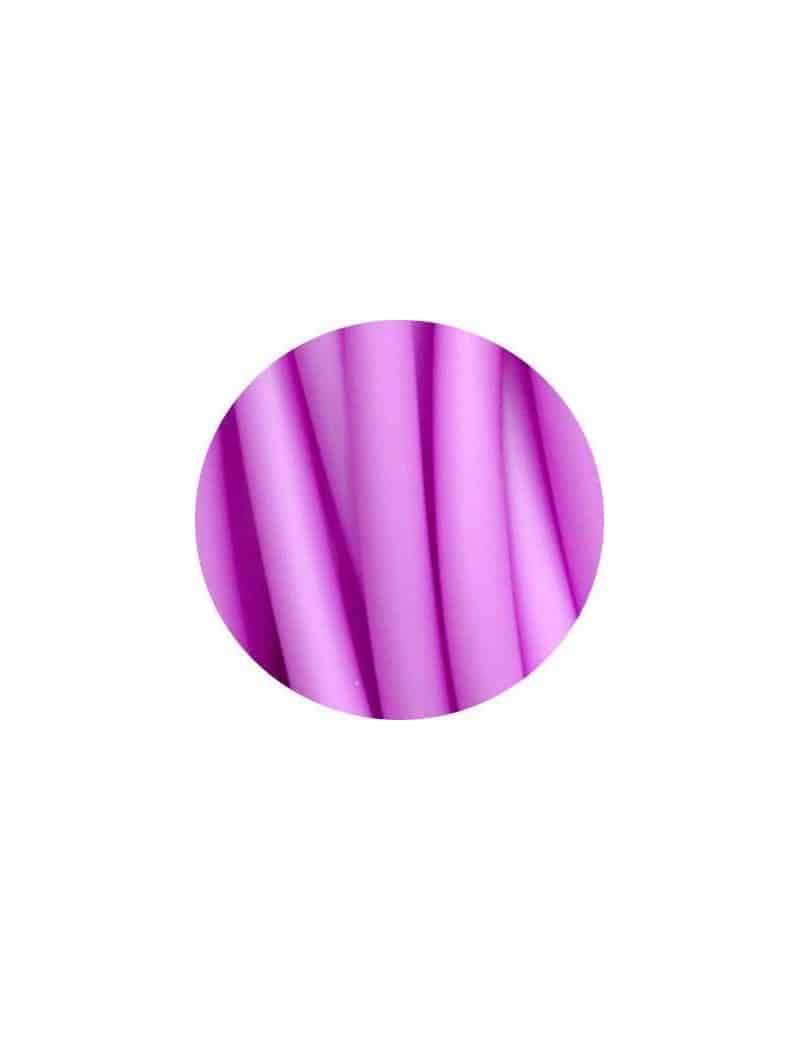 Cordon PVC creux opaque violet lilas-2mm