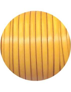 Cuir plat de 5mm jaune chaud en vente au cm-Premium