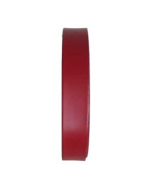 Bande de cuir plat de 20mm de large couleur rouge flamme-Premium