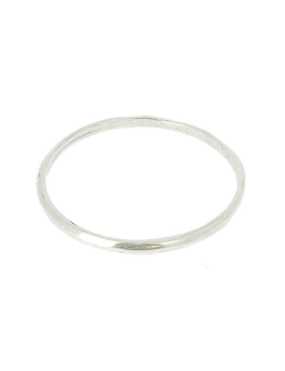 Support de bracelet type jonc placage argent-67mm