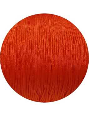 Cordelette satin de couleur orange vif-0.7mm-vente au metre