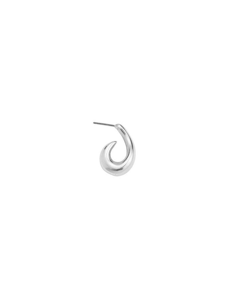 Boucle d oreille placage argent type piercing-26mm