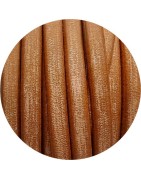 Cuir plat vintage 5mm couleur beige camel-vente au cm