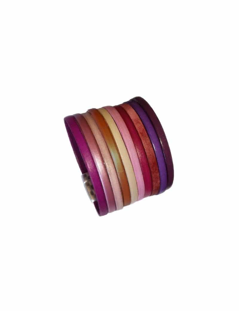 Bracelet simple tour en kit de 50mm de large, 10 couleurs