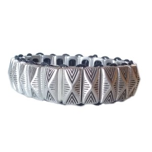 DIY-Kit bracelet en métal et fil élastique pour homme
