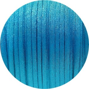 Queue de rat turquoise en polyester de 2mm fabriquée en Europe