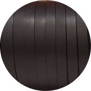 Cuir plat de 5mm noir bords droits en vente au cm-Premium