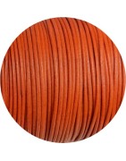 Cuir rond de 2mm orange-Espagne-Premium