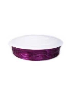 Bobine de cable violet-0.38mm-10m