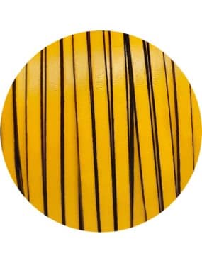 Cuir plat de 5mm jaune version 2 en vente au cm-Premium