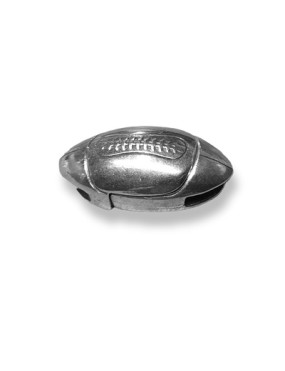 Fermoir magnétique ballon de rugby pour cuir plat de 10mm