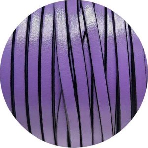 Cuir plat de 5mm un autre violet en vente au cm