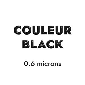 Chaîne de 8x5mm a maillons plats couleur black brillant coupée à 1 mètre